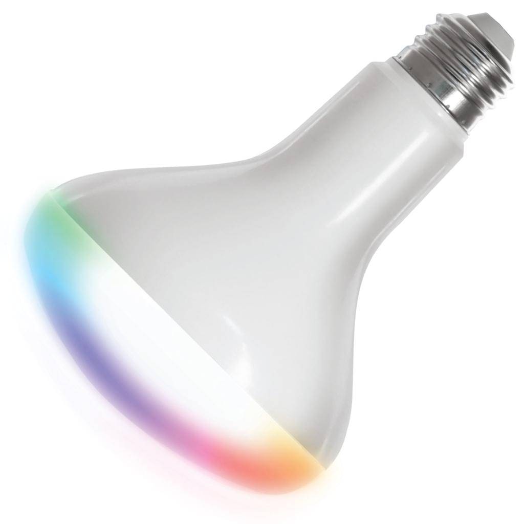 7.2 watt 120 volt BR30 Medium Screw Base Color Changing CCT Selectable Smart Dimmable LED 1
