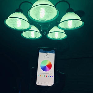 6 watt 120 volt G30 Medium Screw Base RGB Non-Dimmable LED 6