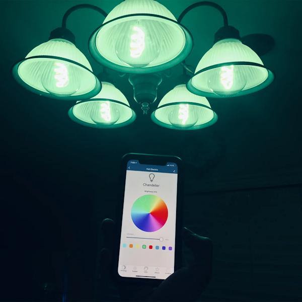 6 watt 120 volt G30 Medium Screw Base RGB Non-Dimmable LED 6