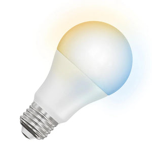 8.8 watt 120 volt A19 Medium Screw Base Smart WiFi CCT Selectable LED Light Bulb 1