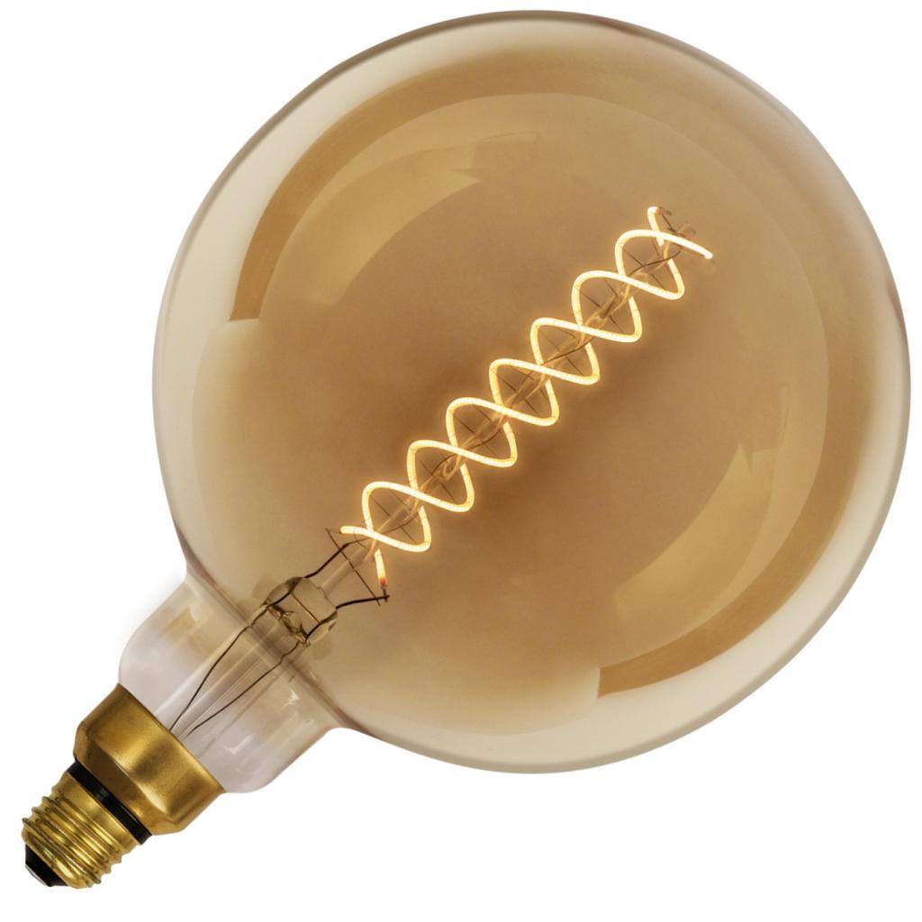 6.5 watt 120 volt G63 Medium Screw Base 2000K Warm White Amber Dimmable LED 1
