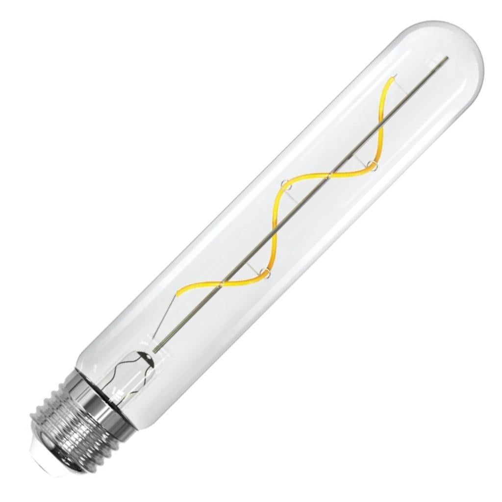 4.5 watt 120 volt T10 Medium Screw Base 2700K Warm White Clear Glass Dimmable LED 1