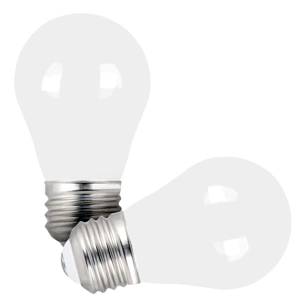 5 watt 120 volt A15 Medium Screw Base 3000K Natural White Frosted Dimmable LED (2 Pack) 1