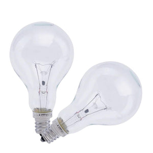 40 watt 120 volt A15 Candelabra Screw Base 2500K Warm White Incandescent Light Bulb (2 Pack) 1