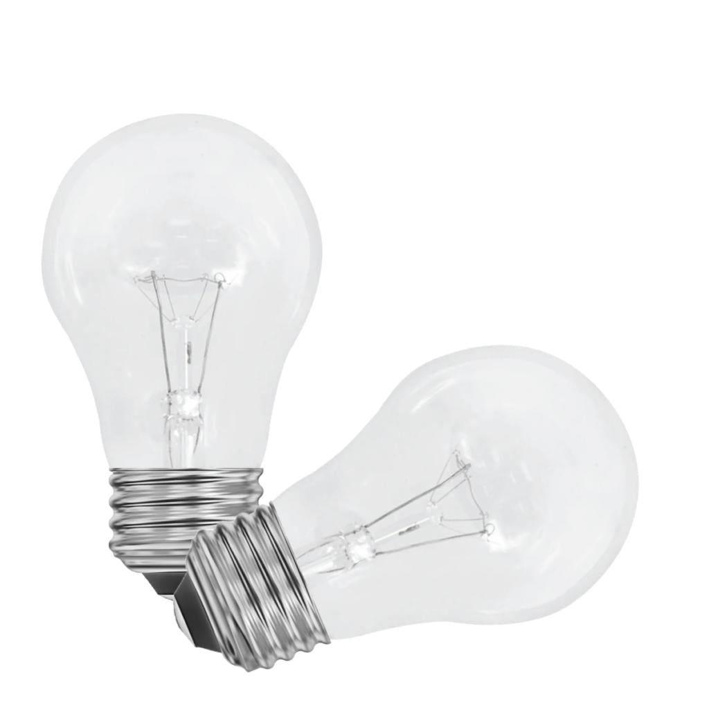 120 volt 40 watt A15 Medium Screw Base 2700K Warm White Incandescent Light Bulb (2 Pack) 1