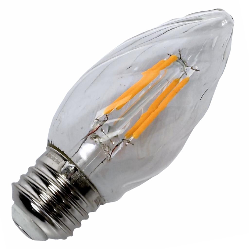 6 watt 120 volt F15 Medium Screw Base 2700K Warm White Clear Dimmable LED 1