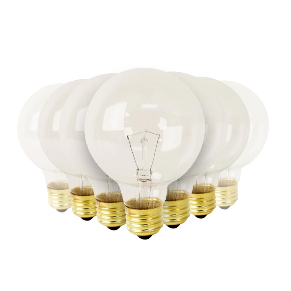 25 watt 120 volt G25 Medium Screw Base 2400K Warm White Incandescent Light Bulb (24 Pack) 1