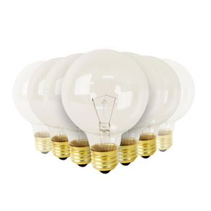 25 watt 120 volt G25 Medium Screw Base 2400K Warm White Incandescent Light Bulb (24 Pack) 1