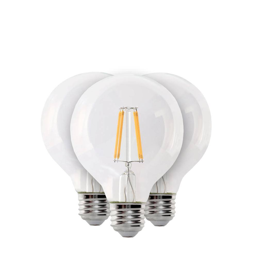 5.5 120 volt G25 Medium Screw Base LED Light Bulb (3 Pack) 1