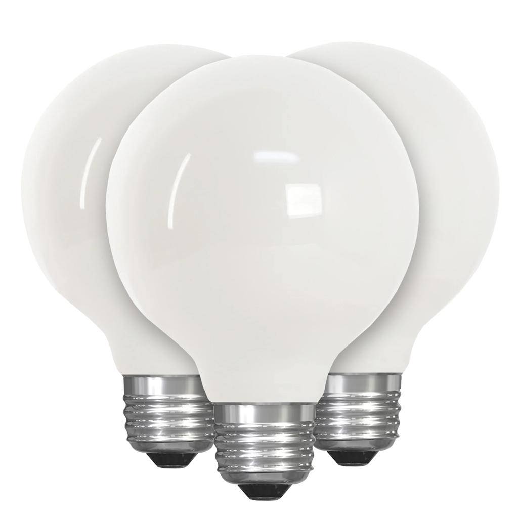 5.5 watt 120 volt G25 Medium Screw Base 5000K Daylight LED Light Bulb (3 Pack) 1
