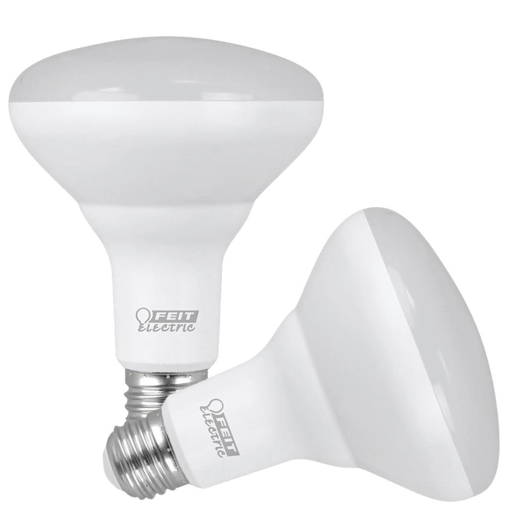 10.5 watt 120 volt BR30 Medium Screw Base 2700K Warm White Non-Dimmable (2 Pack) 1