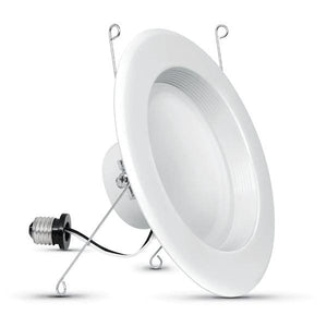5"-6" 10.2 watt 120 volt Medium Screw Base 3000K White Dimmable LED Downlight (6 Pack) 3