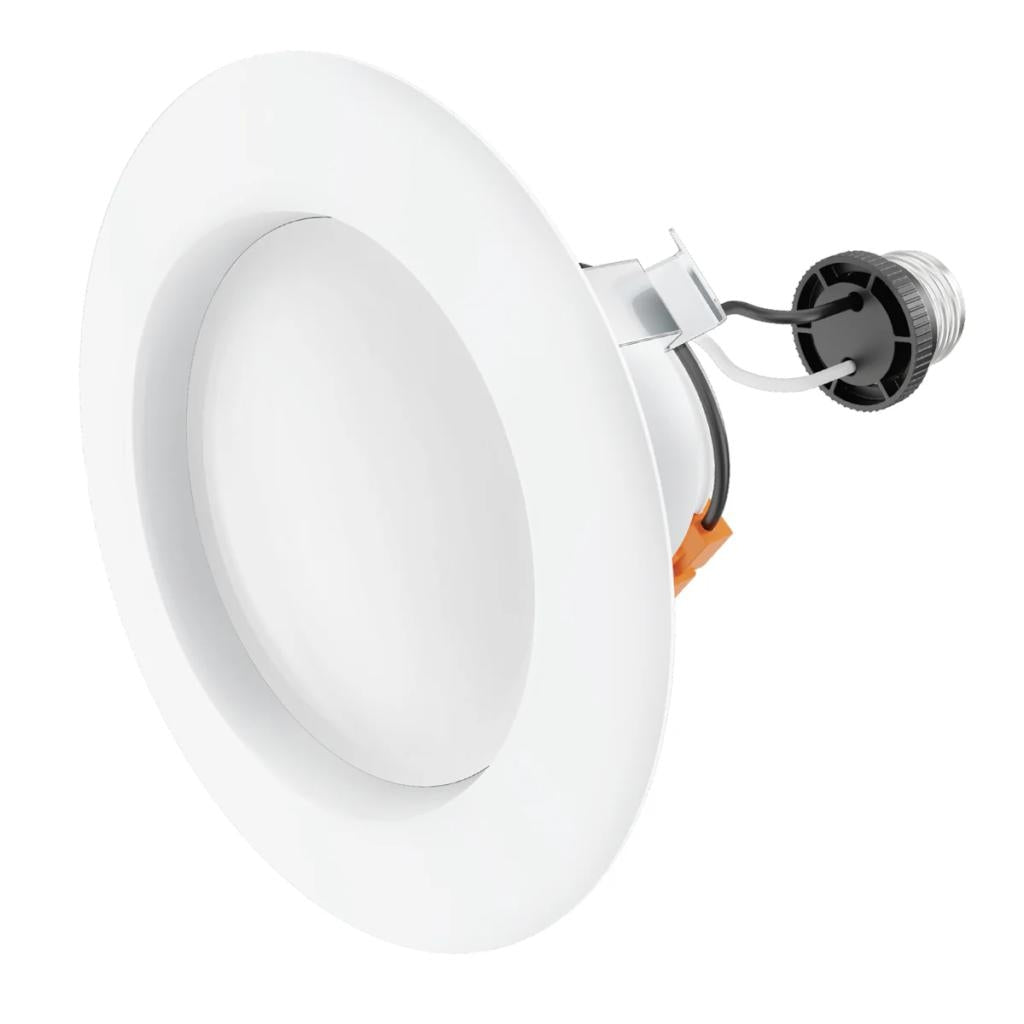 4" 11 watt 120 volt Medium Screw Base CCT Selectable LED Recessed Downlight (4 Pack) 1