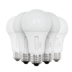 8.8 watt 120 volt A19 Medium Screw Base CCT Selectable LED Light Bulb (10 Pack) 1