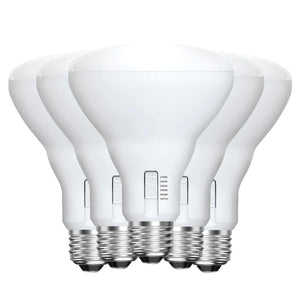 7.2 watt 120 volt BR30 Medium Screw Base Selectable CCT Dimmable LED (6 Pack) 1