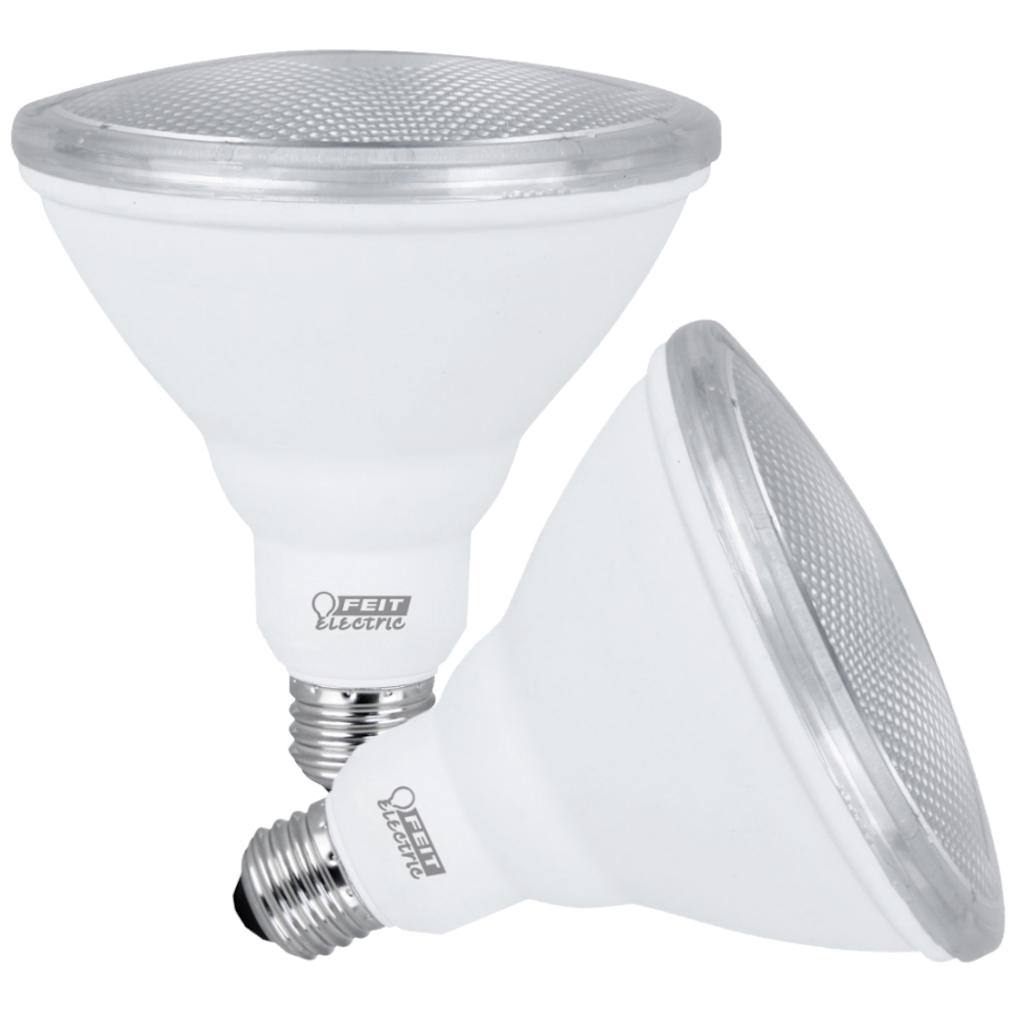 10.5 watt 120 volt PAR38 Medium Screw Base 3000K Natural White Non-Dimmable LED (2 Pack) 1