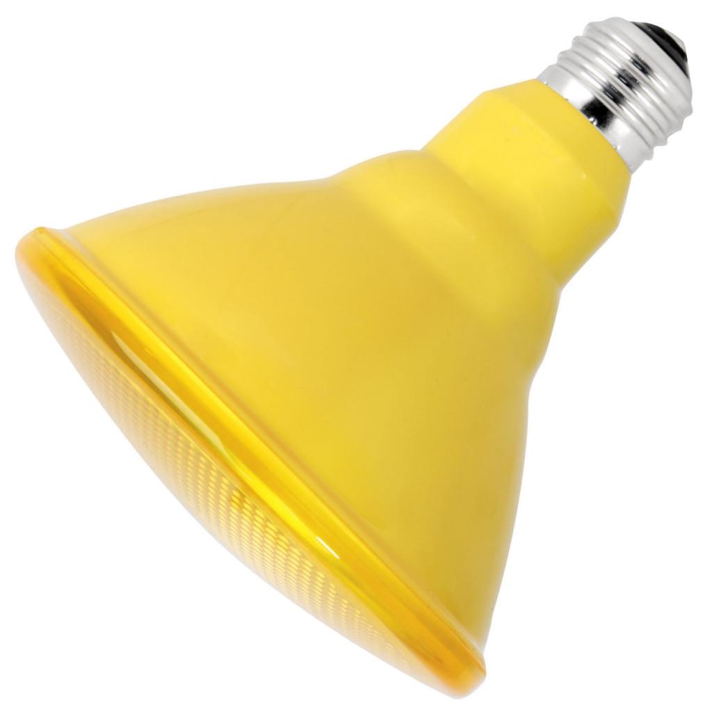 6.5 watt 120 volt PAR38 Medium Screw Base Yellow Non-Dimmable LED 1