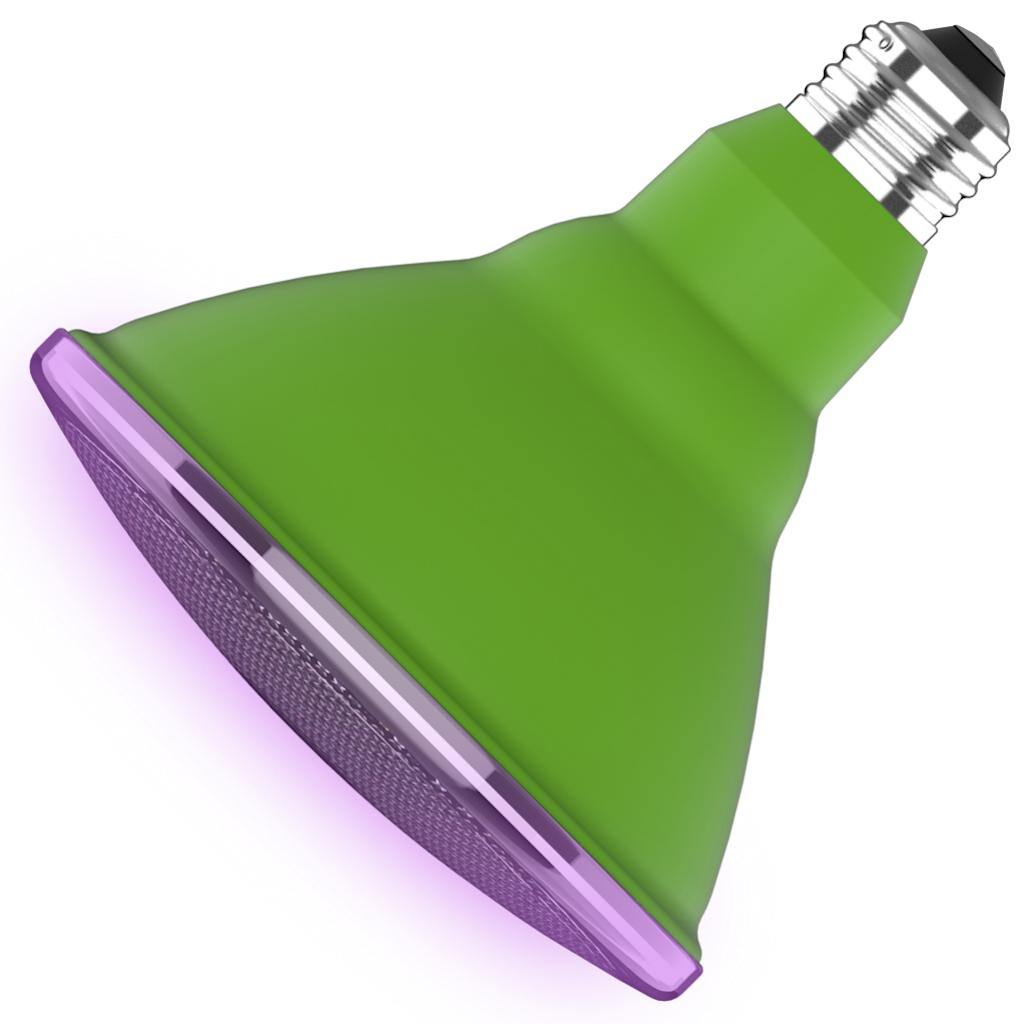 16 watt 120 volt PAR38 Medium Screw Base Non-Dimmable LED Grow Light 1