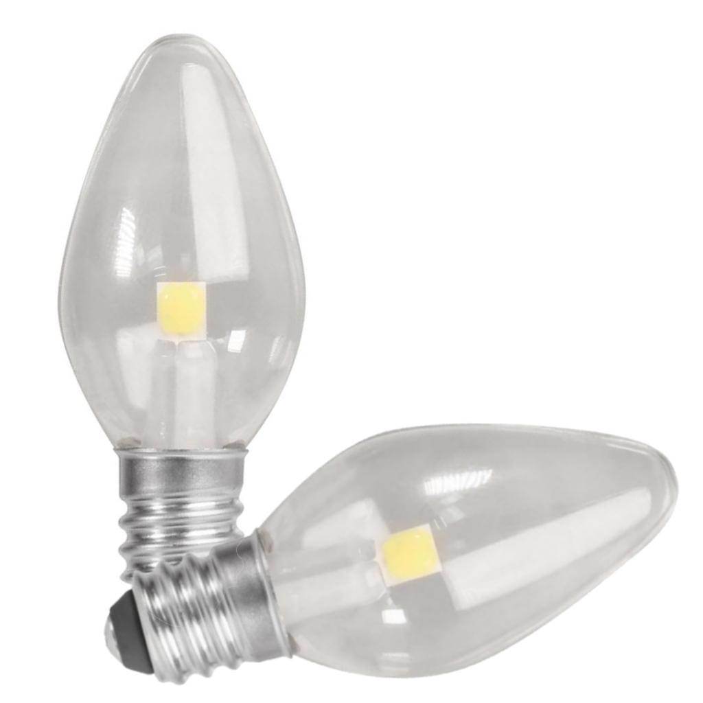 1 watt 120 volt Candelabra Screw Base Cool White LED 1