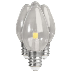 0.6 watt 120 volt C7 Candelabra Screw Base 5000K Daylight Dimmable LED (4 Pack) 1