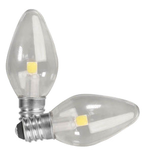 .6 watt 120 volt C7 Candelabra Screw Base 2700K Warm White (2 Pack) 1