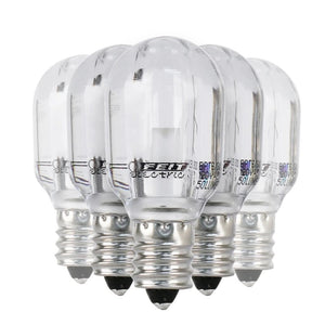 1.2 watt 120 volt T6 Candelabra Screw Base 3000K Natural White LED Light Bulb (6 Pack) 1