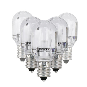 1.2 watt 120 volt T6 Candelabra Screw Base 3000K Natural White LED Light Bulb (24 Pack) 1