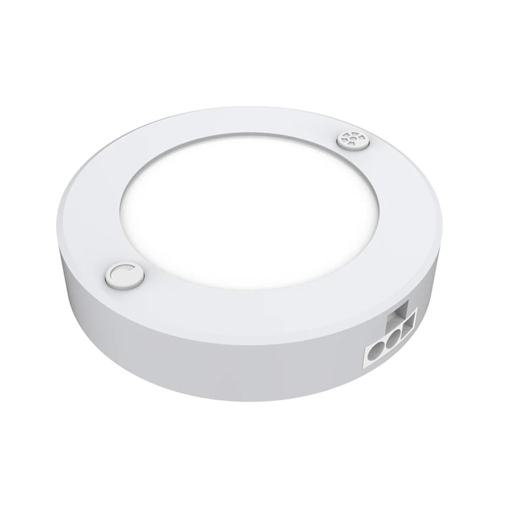 5 watt 120 volt CCT Selectable White LED Undercabinet Puck Light (3 Pack) 1