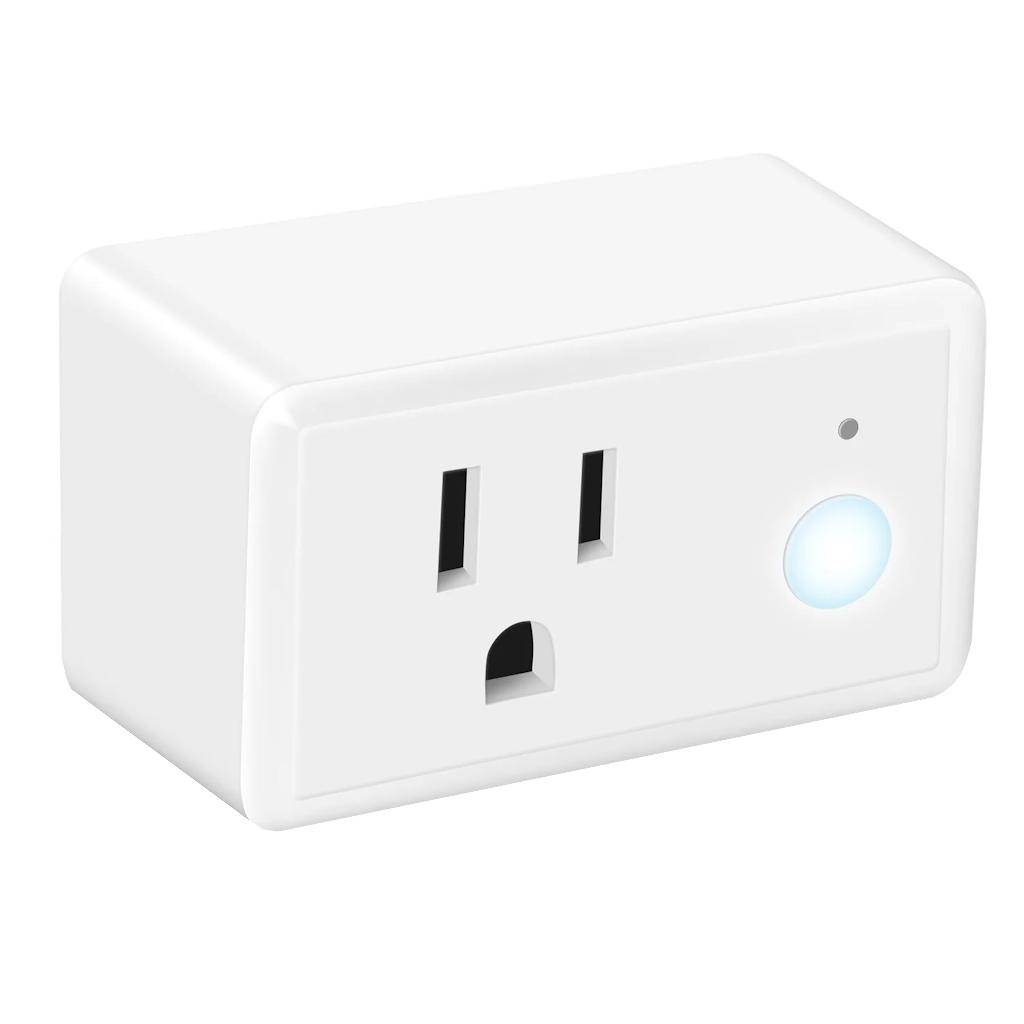 120 volt White 2.4GHz Smart Wi-Fi Plug Voice Control Night Light Plug 1