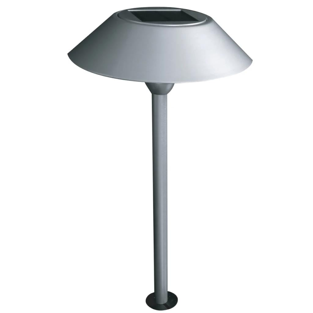 12" CCT Selectable Nickel Solar Landscape LED Pathway Light 1