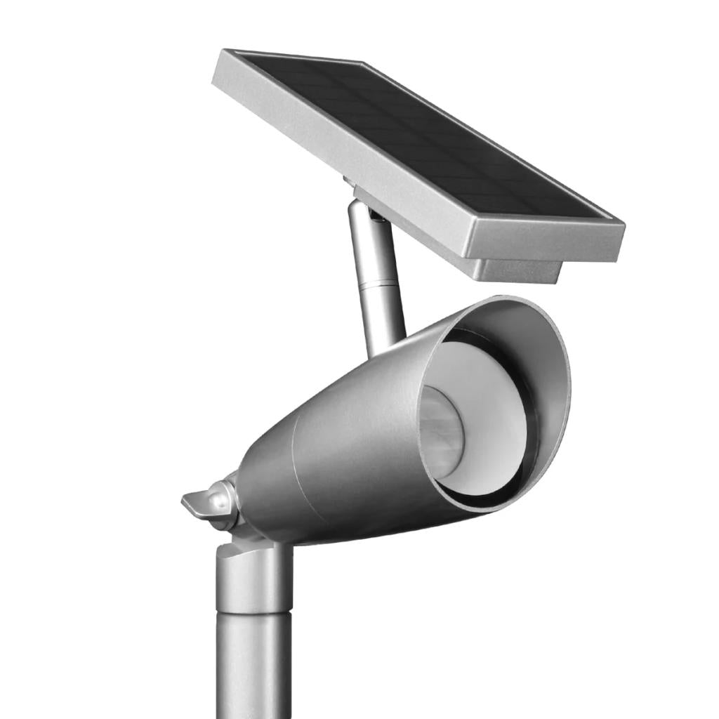 7" CCT Selectable Nickel Solar LED Spot Light 1