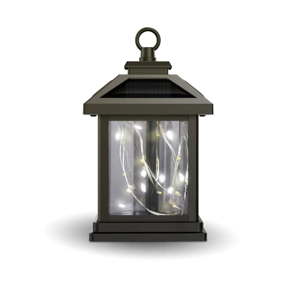 4" 3000K Natural White Solar LED Fairy Lantern 1
