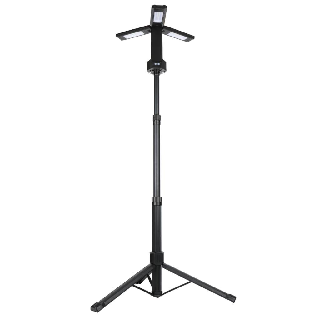 26" 100/240 volt CCT Selectable Battery Operated LED Work Light with Tripod 1