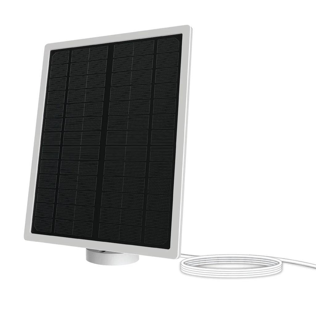 7" 5 volt White Solar Panel Charger for Smart Camera 1