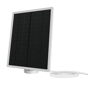7" 5 volt White Solar Panel Charger for Smart Camera 1