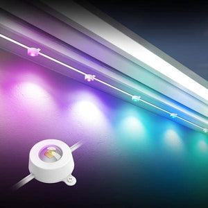 50' Screw Base RGBW Smart/Wi-Fi LED Smart Chasing Outdoor Permanent Lights 4