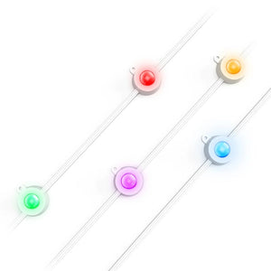 100' 60 Light 96 watt 120/240 volt Color Changing LED Outdoor LED String Light 1