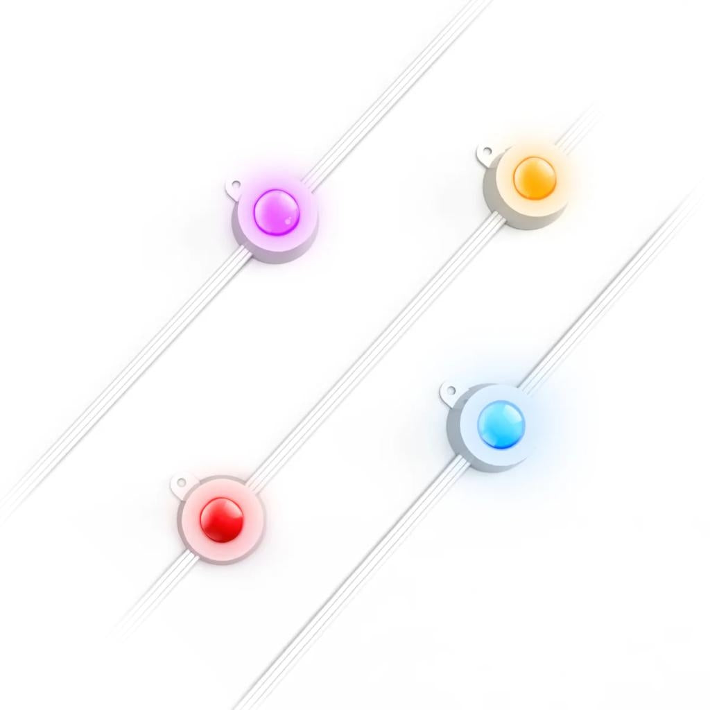 50' 30 Light Smart Multi-Color LED Light Bulb LED String Light 1