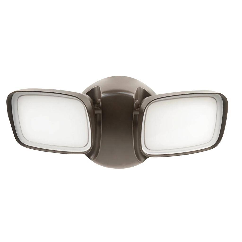 28 watt 120 volt 5000K Daylight Bronze Dual Head Non-Dimmable LED 1