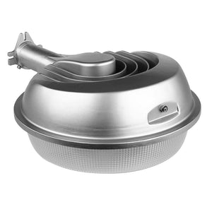 128 watt 120 volt 5000K Daylight Pole Mount Stainless Steel LED Area Light 1