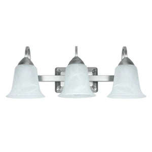 3 Light 24 watt 120 volt 3000K Nickel LED Vanity Fixture 1