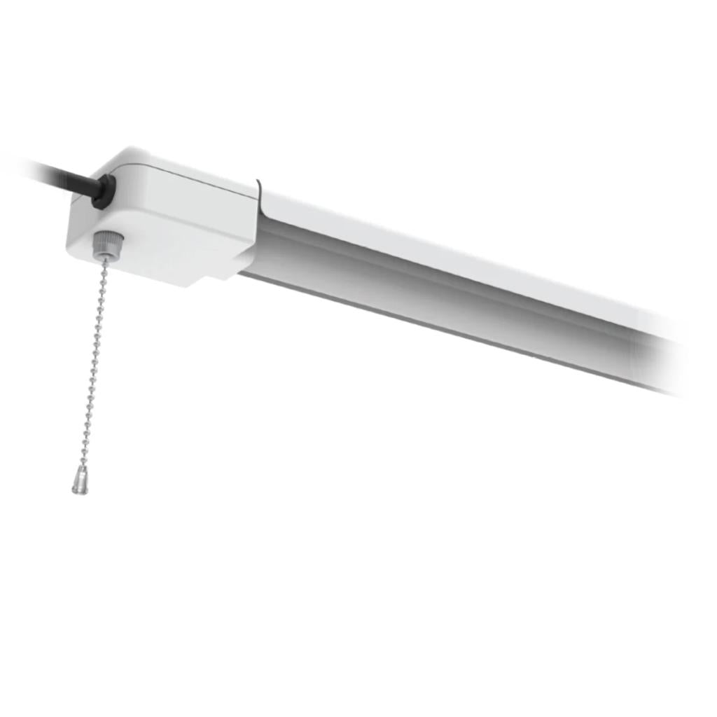 4' 30 watt 120 volt 4000K Cool White LED Shop Light 1