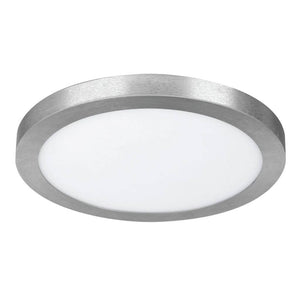 15" 22.5 watt - 120 volt CCT Selectable Edge-Lit Nickel LED Light Fixture 1