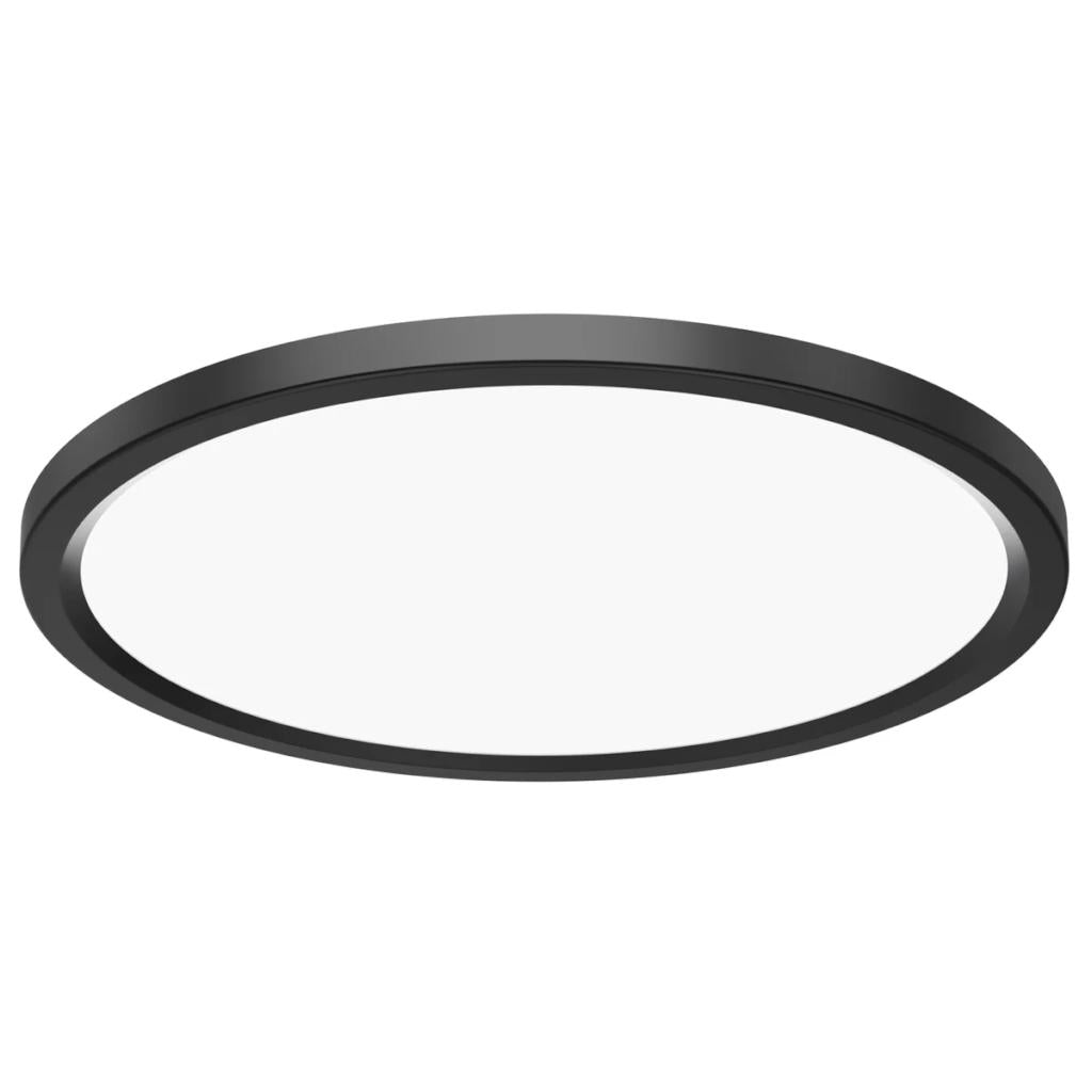 11" 13.7 watt 120 volt CCT Selectable Matte Black LED Ceiling Fixture (2 Pack) 1