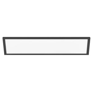 1' x 4' 50 watt 120 volt CCT Selectable Matte Black LED Flat Panel 1