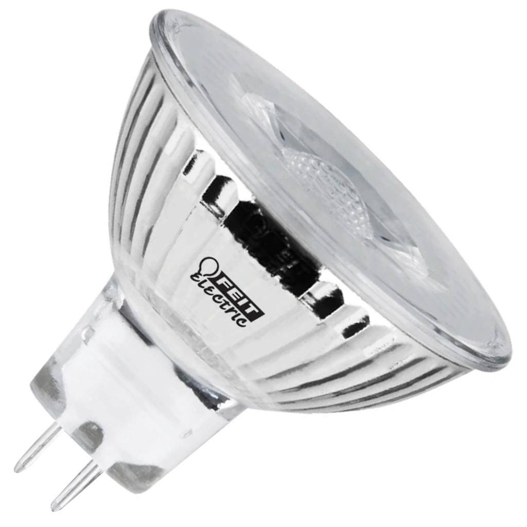 7 watt 12 volt MR16 3000K Natural White Glass Dimmable LED 1