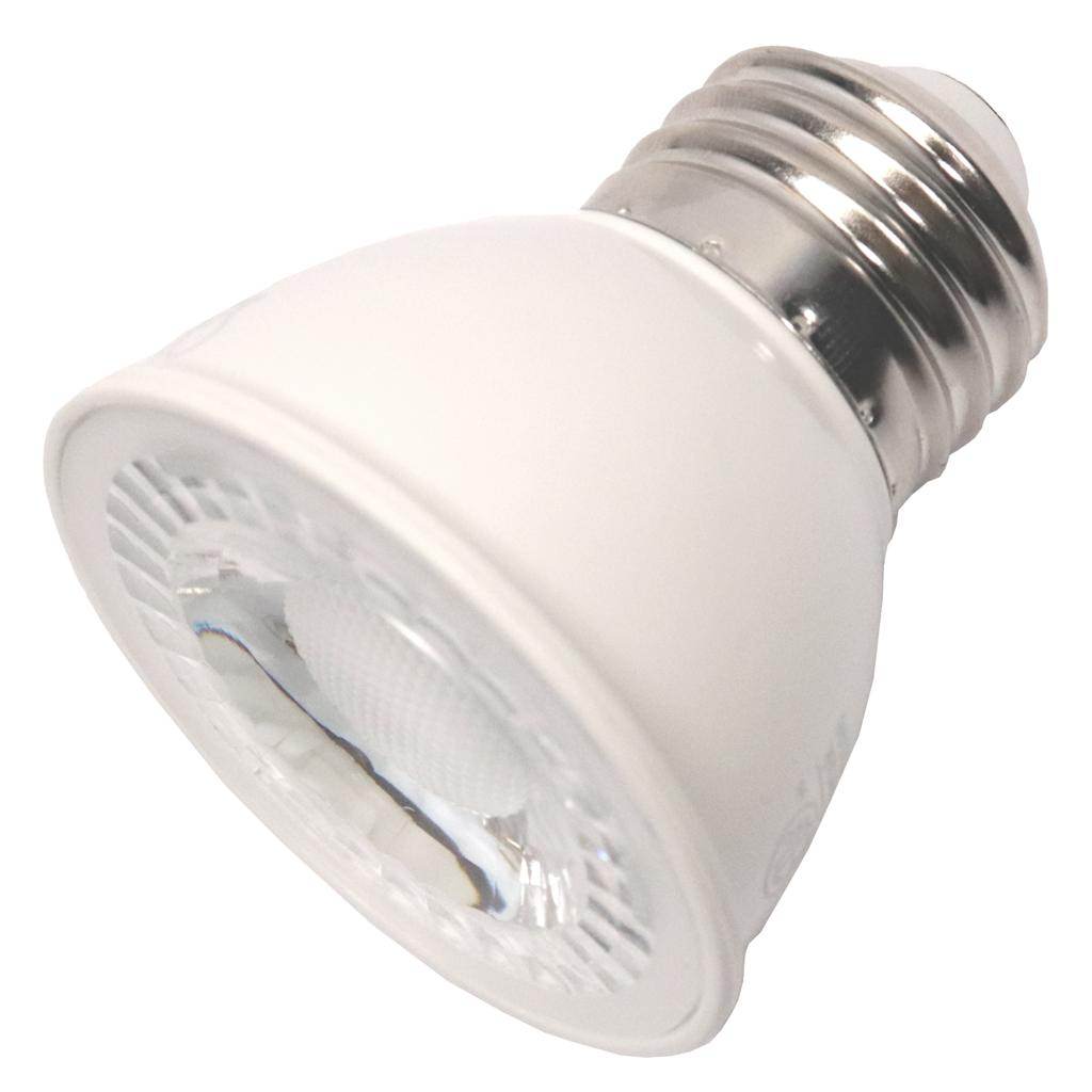7 watt 120 volt MR16 Medium Screw Base 3000K Natural White Dimmable LED 1