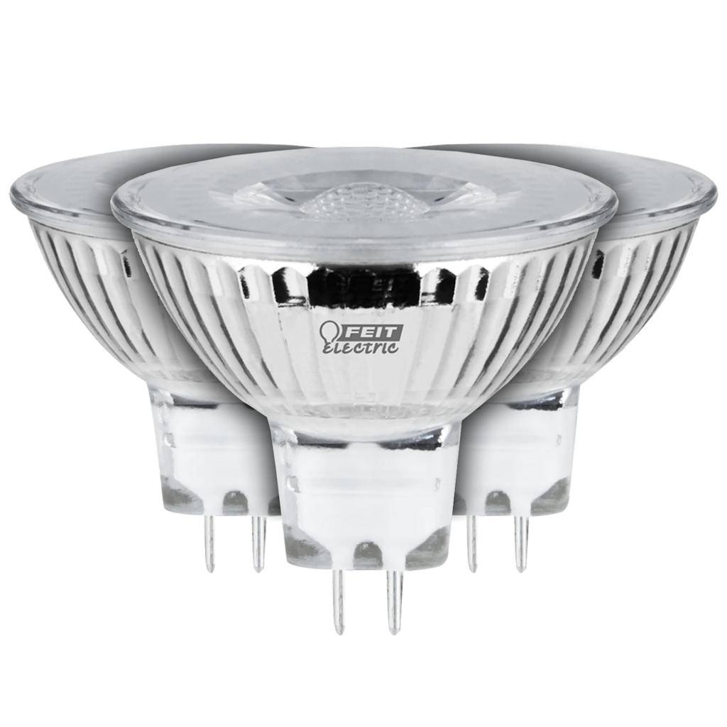 6.6 watt 12 volt MR16 Bi-Pin Base 5000K Daylight Aluminized Dimmable LED (3 Pack) 1