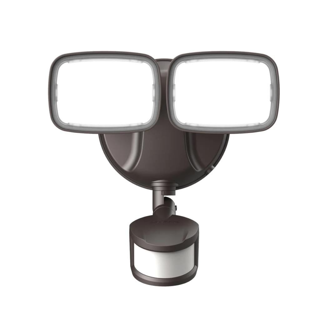 120 volt 5000K Daylight Bronze Solar LED Security Light 1