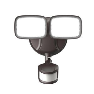 120 volt 5000K Daylight Bronze Solar LED Security Light 1